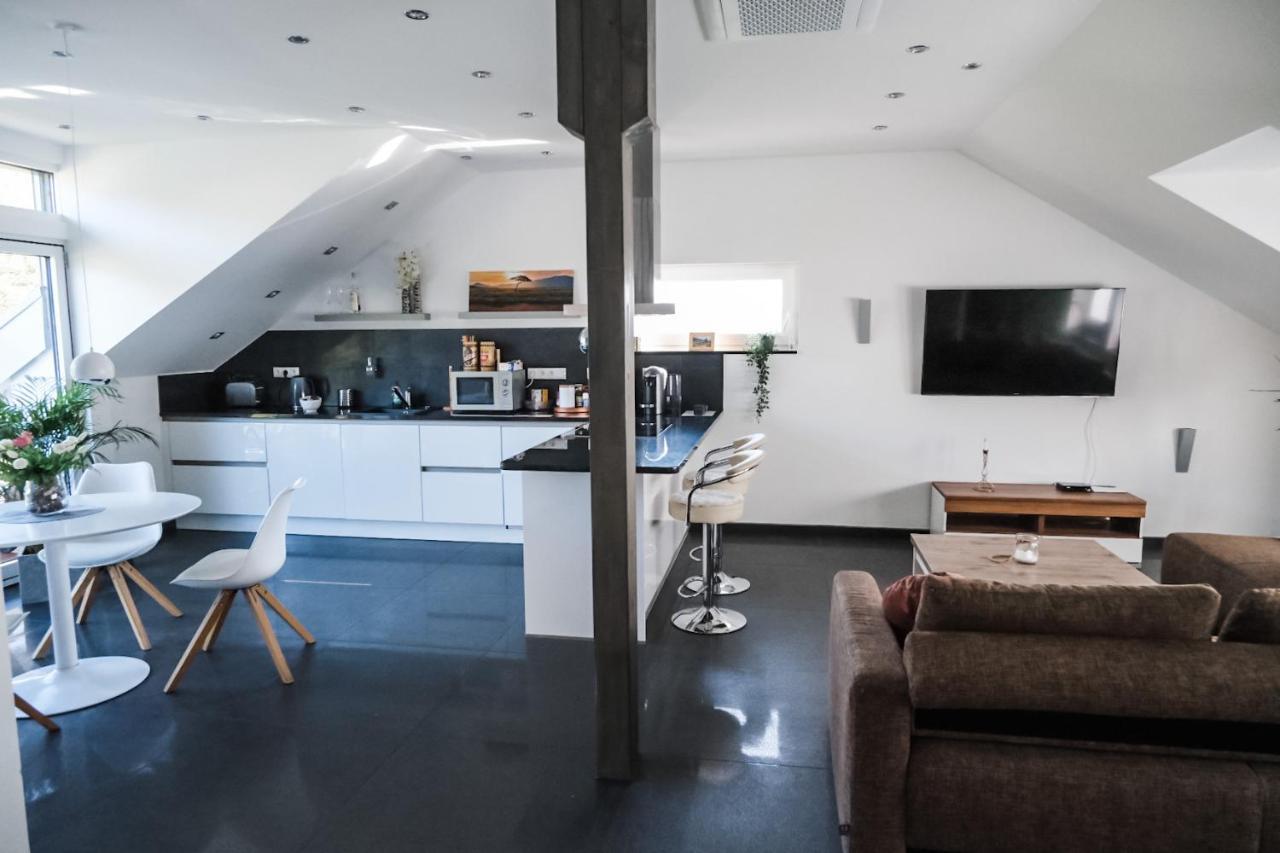 Modern Loft/Apartment Near Bonn Dtag/Dhl/Un Königswinter Extérieur photo